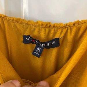 Yellow medium romper